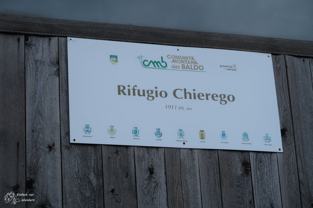 Angekommen auf 1911m - Refugio Chierego